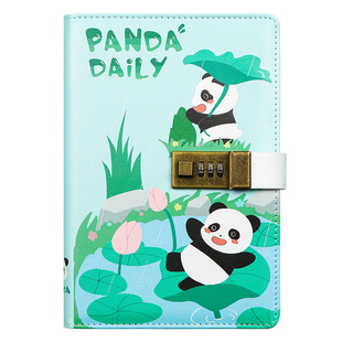 儿童密码本带锁日记本小学生一年级田字格笔记本男孩方格本子女孩a5记事本可爱二年级三年级高颜值手账本存钱