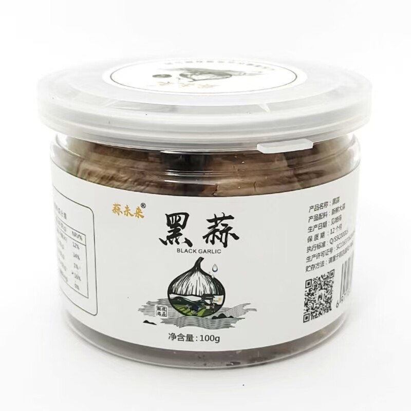 100g独头黑蒜低价包邮金乡发黑蒜