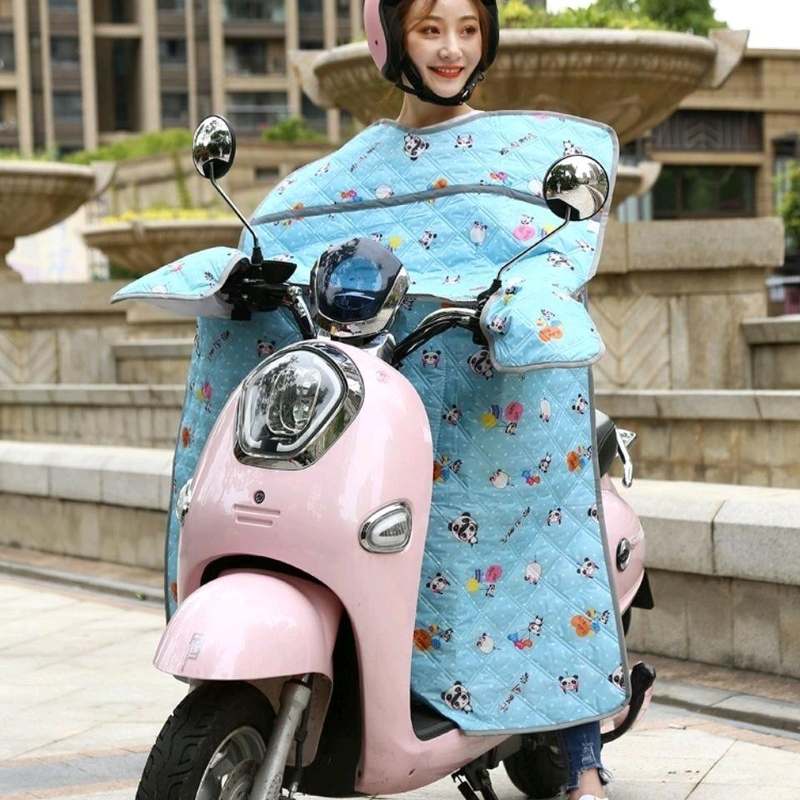 电动车挡风被夏季薄款电车罩轻薄透气摩托车防晒罩防水防雨电瓶车