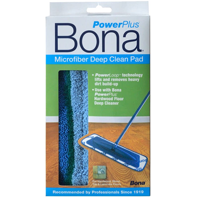bona博纳纤维家用去污替换拖把布