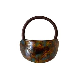 简约气质发绳女扎马尾头绳人鱼姬白发圈头饰高弹力耐用皮套橡皮筋