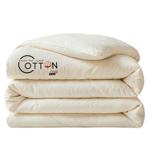 紫罗兰2025新款A类100%新疆棉花被子春秋被冬季学生宿舍保暖被芯