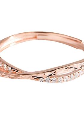 戒指OneS925银通勤时尚女