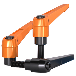 可调位紧定手柄螺丝7字型棘轮把手L型快速自锁紧扳手旋转手拧螺栓