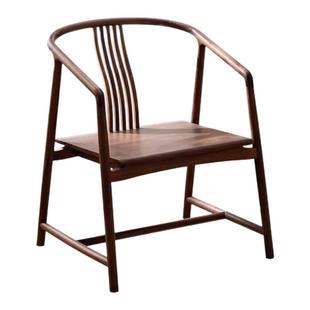 新中式实木主人椅高端茶室舒适靠背主人椅喝茶泡茶茶桌专用茶椅子