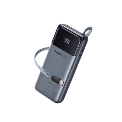 【3C认证可上飞机】品胜2025新款充电宝20000毫安67w快充兼容笔记本电脑240W大容量自带线27000官方旗舰店17