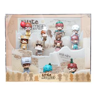 KGBOXPOPMART泡泡玛特MOLLY小小的使坏透明亚克力展示盒收纳盒