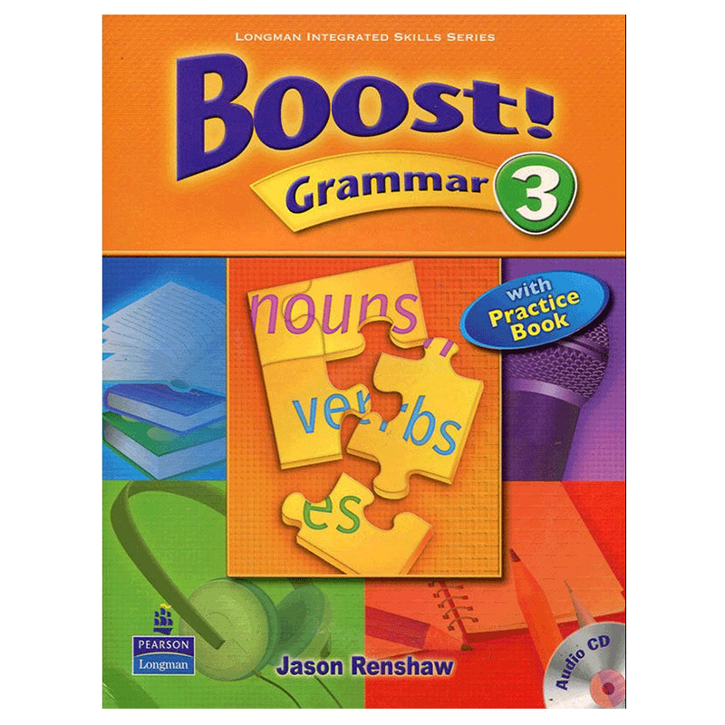boost! grammar level 3 sb w/cd 培生原版进口朗文中学英语教材 语法强化训练学生用书+CD 小学中高年级 初中 英文原版英语书籍