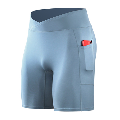 男士高腰运动紧身五分裤健身短裤