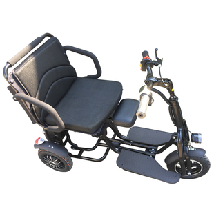 德众折叠电动三轮车家用代步车小型残疾人成人电瓶车接送孩子轻便