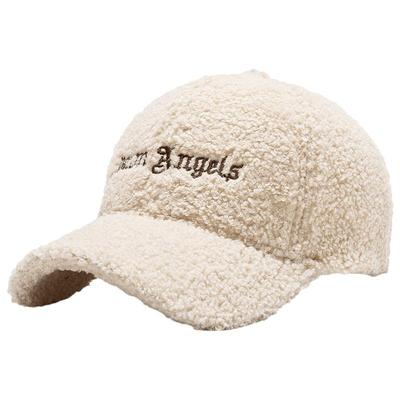 泰迪潮时尚羊羔毛韩版棒球帽加厚