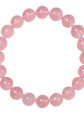 【招桃花旺正缘】粉水晶手链女款