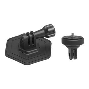 运动相机支架通用配件头盔固定支架摩托车骑行柔性粘贴底座汽车吸盘 适用于X5/X4/X3/Ace pro2/GO3S 副厂配件