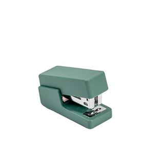 得力纽赛订书机学生用迷你小号订书机起钉器便携式办公用手握式省力订书器可爱抹苔绿清雾粉
