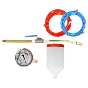 双层通用注浆机管子防水堵漏机配件压力表开关阀门水固化易损件