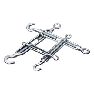 镀锌花篮螺丝 收紧器·开体花兰 拉紧器 钢丝绳紧线器 步步紧玛钢