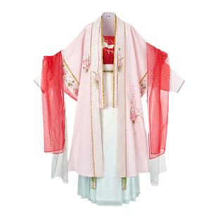 花朝记|藕花深处|宋制汉服百迭裙飞机袖长干寺背心荷花刺绣传统