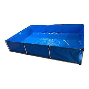 折叠帆布鱼池蓄水池水池防水布养殖养鱼池塑料刀刮布布罩养鱼水箱