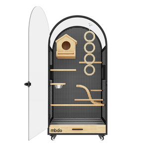 豪华大型生态鸟笼鹦鹉大号笼子别墅超大鸟窝防溅防飞毛可DY鸟豪宅