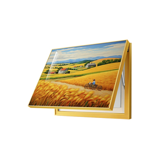 丰收麦田电表箱装饰画餐厅配电箱遮挡画免打孔电源盒子总开关挂画