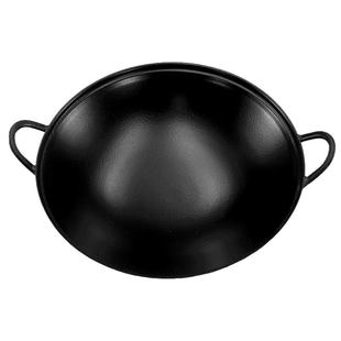 骏峰地摊火锅锅具商用卡式炉电磁炉专用熟铁鸳鸯锅老重庆火锅盆