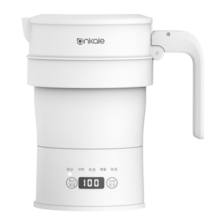 ankale折叠水壶旅行出行便携式旅游烧水壶316不锈钢电热水杯恒温