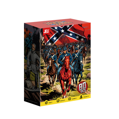 JEU旧义复古南北战争骑兵兵人