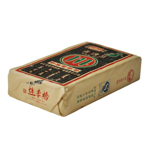 砖茶湖北赵李桥川字茶叶青砖茶蒸压338g奶茶黑茶边销熬茶专用茶砖