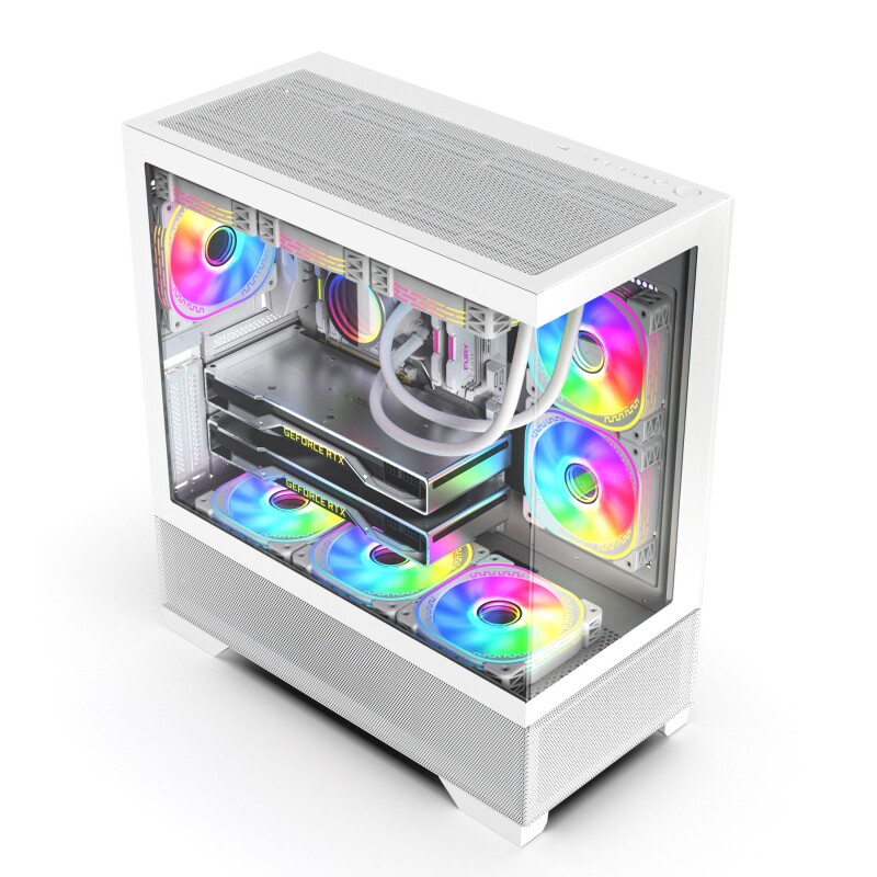 镜PRO海景房机箱EATX360水冷棱镜