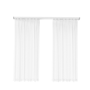 2023新款金刚纱帘白沙透光不透人客厅飘窗阳台卧室防刮高级感轻奢