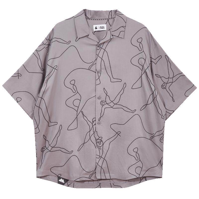 杰克琼斯舒适亲肤短袖衬衫