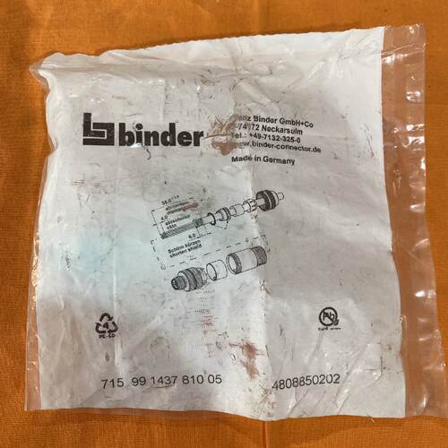 询价-德国binder宾德连接器，型号715 99 1437