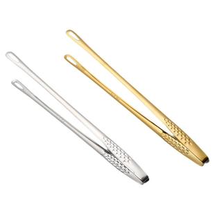 厨房家用304不锈钢韩式烤肉夹子烧烤食品牛排韩国料理自助餐小夹