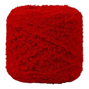 珊瑚绒毛线团织围巾手工diy编织红色柔软粗线球宝宝绒绒线批发