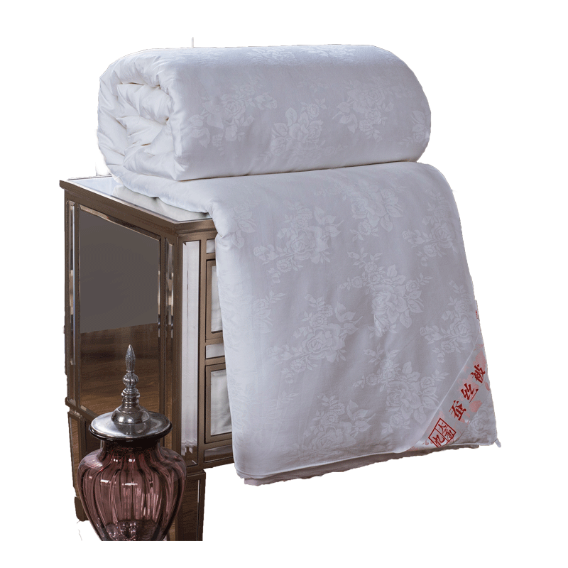 桐乡纯手工双宫茧蚕丝被100桑蚕丝被芯夏凉被子母被全棉春秋家纺