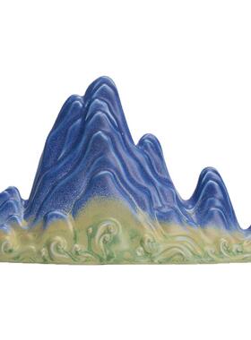 新中式陶瓷假山小摆件