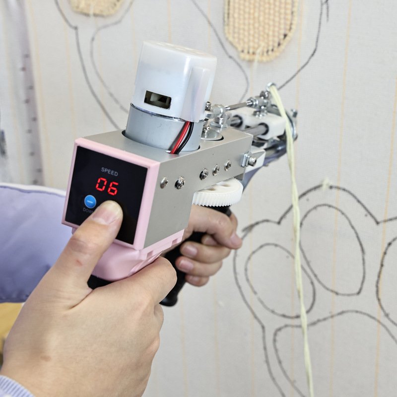 跨境跑量tufting gun割绒 二合一簇绒枪手工有梭织机地毯枪