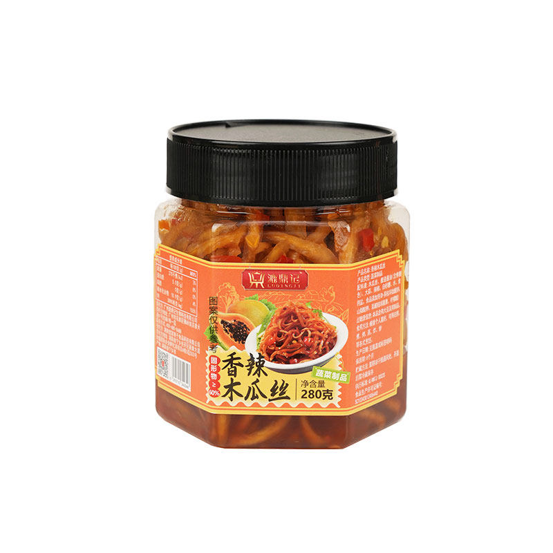 香辣木瓜丝下饭菜即食酱