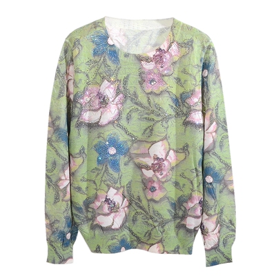 2025新款秋冬女装圆领长袖毛针织