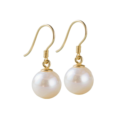 S925银珍珠耳环女2025年新款轻奢高级感耳钉耳饰生日礼物气质耳坠