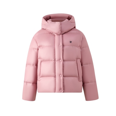 ELAND羽绒服厚短款连帽