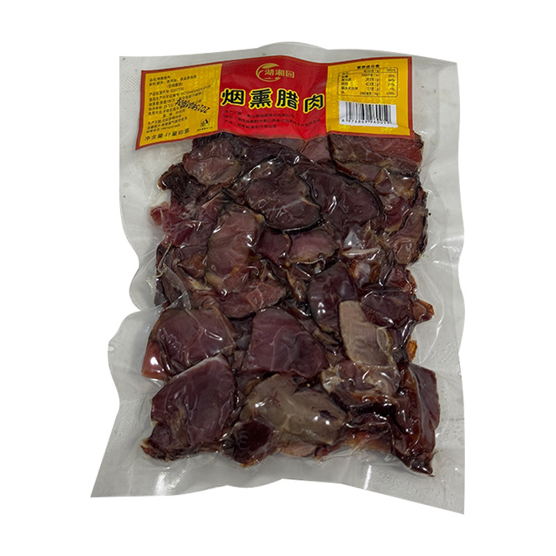 腊肉片烟熏熟食全瘦纯瘦肉湘老坎