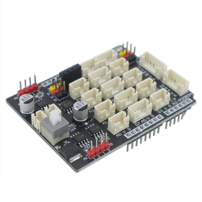 适用于ArduinoUNO智能车机器人驱动板四路4电机驱动PH2.0扩展模块
