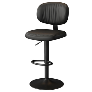 吧台椅高脚凳旋转升降商用收银台前台吧凳酒吧椅家用高脚椅圆凳子