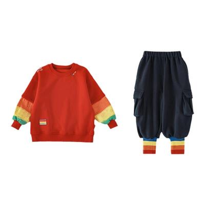 儿童休闲加绒卫衣洋气潮流