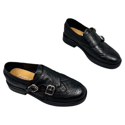 粗跟乐福鞋英伦风小皮鞋