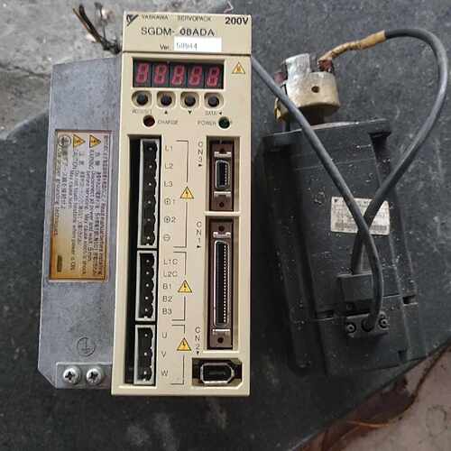 【询价】安川SGDM-08ADA驱动器电机一套，成色如图，适用