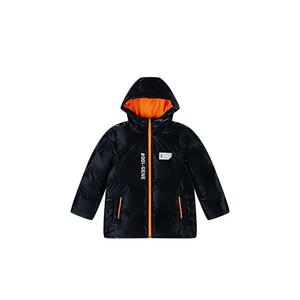 商场同款中国乔丹男童梭织羽绒服2024冬新款儿童滑雪服大童户外衣