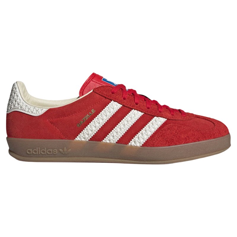 adidas阿迪达斯复古红色T头鞋GAZELLE INDOOR 休闲运动板鞋IF1808