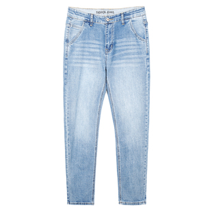 才子男装舒适休闲弹力牛仔裤2025新款男直筒修身长裤秋冬低腰裤子